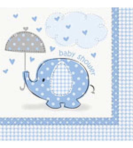 GUARDANAPOS ELEFANTE AZUL